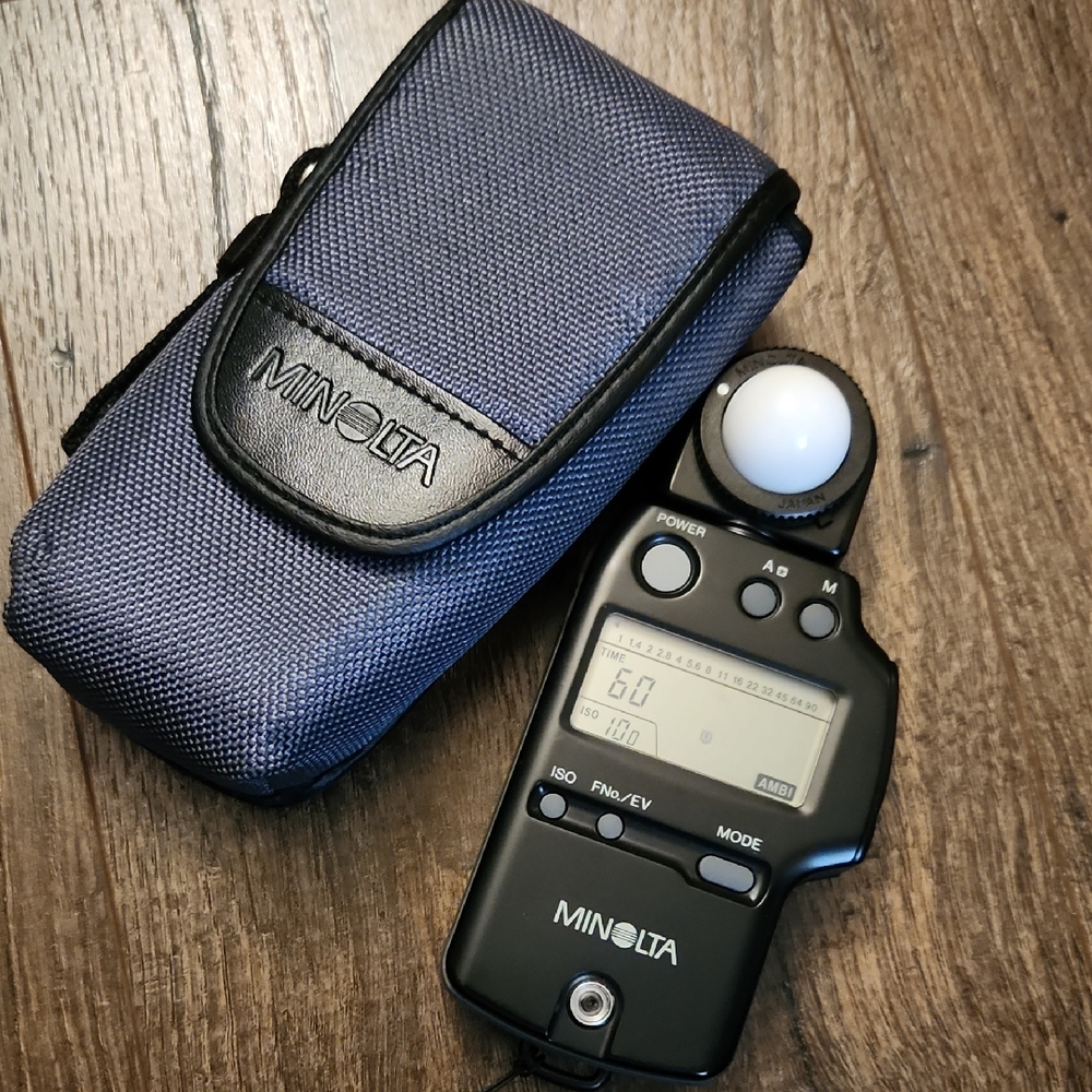 Minolta Light Meter with Case
